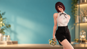 Figurine Chainsaw Man Reze dans un décor de collection adulte